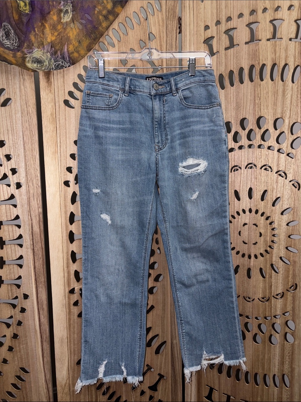 EXPRESS /  cropped straight high rise / size 4